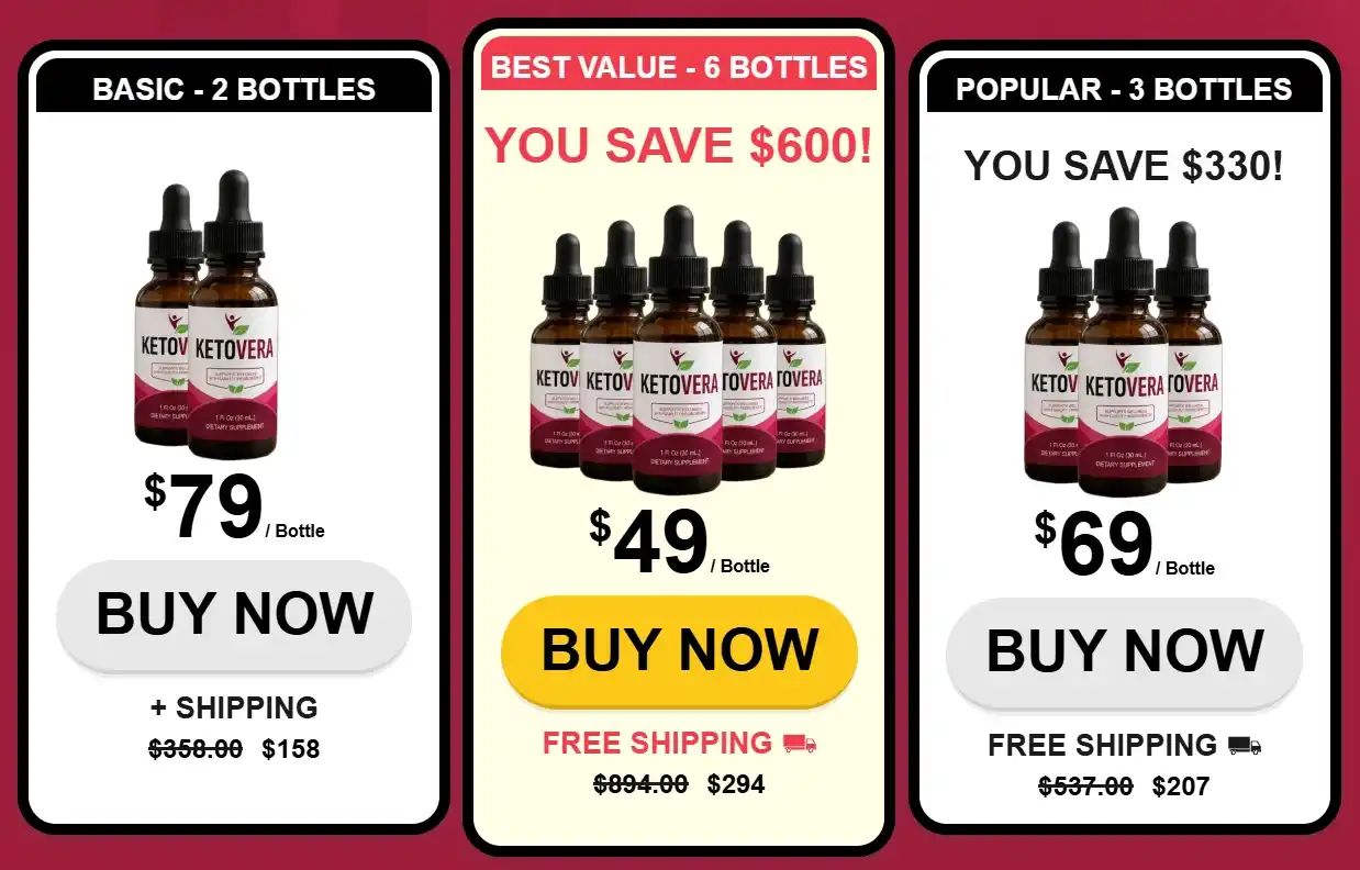 KetoVera Price Packages